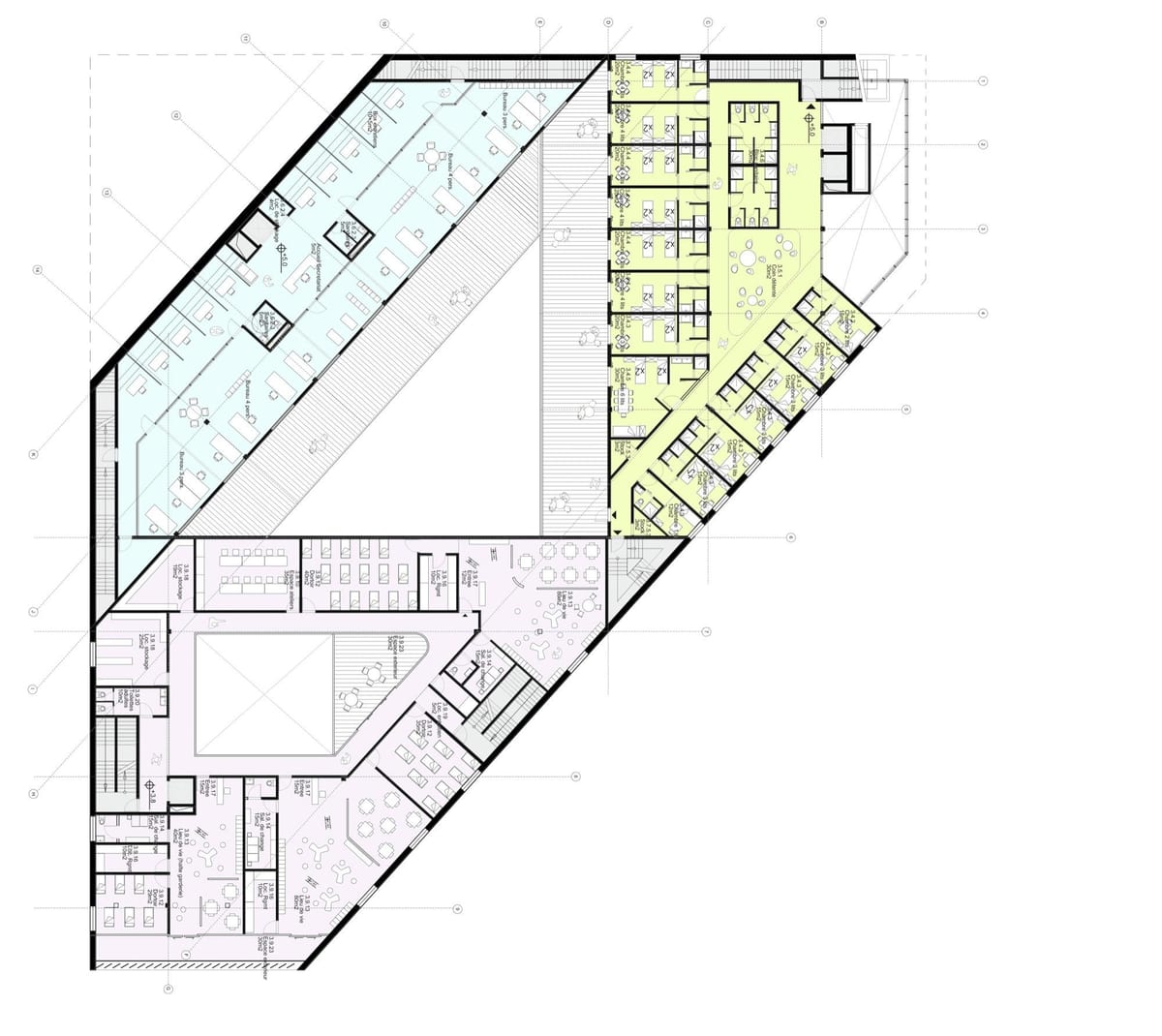 karta över euraLille köpcentrum 