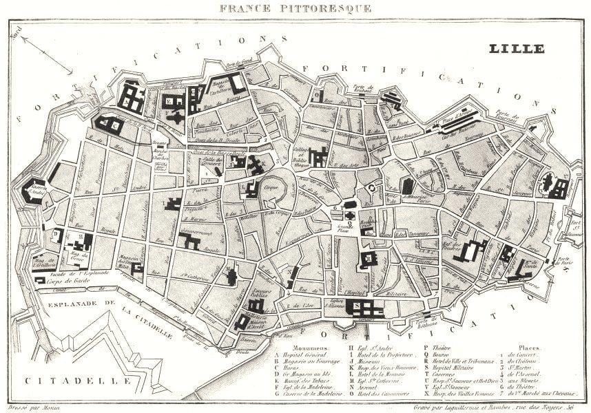 karta över Lille gamla stan