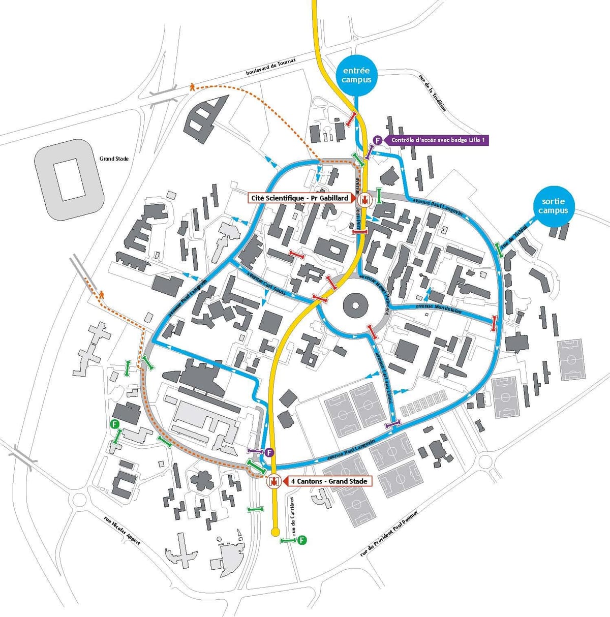 karta över Lille skolan