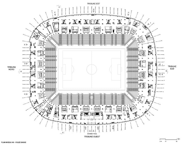 karta över Lille stadium