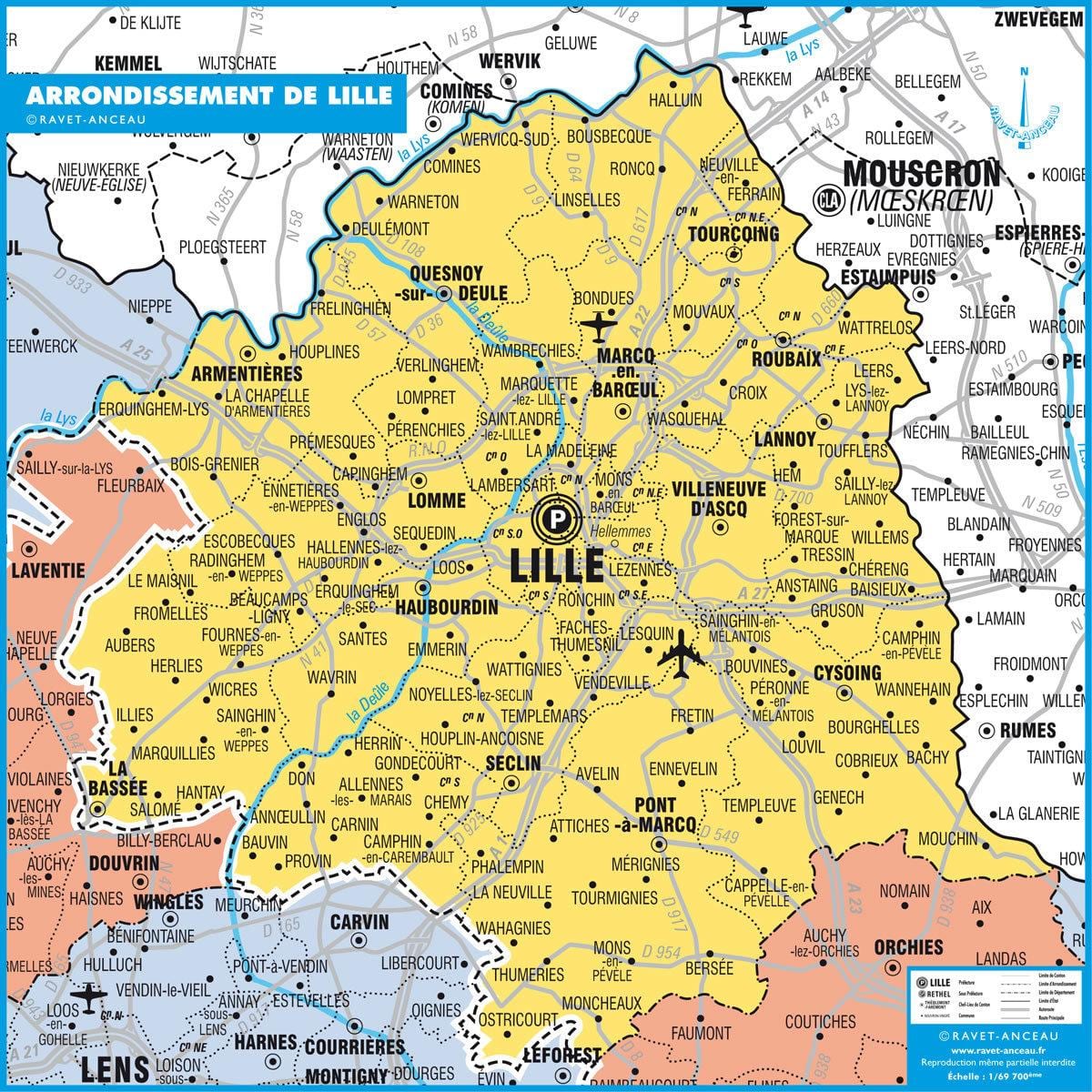karta över Lille staten