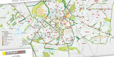 Karta över Lille cykel