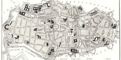 Karta över Lille gamla stan