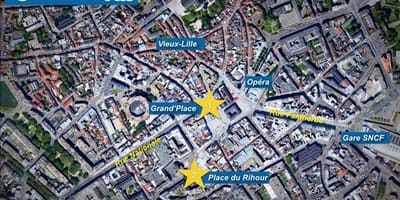 Karta över Lille jul marknad