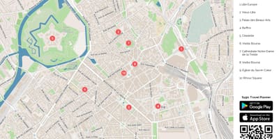 Lille turistattraktioner karta